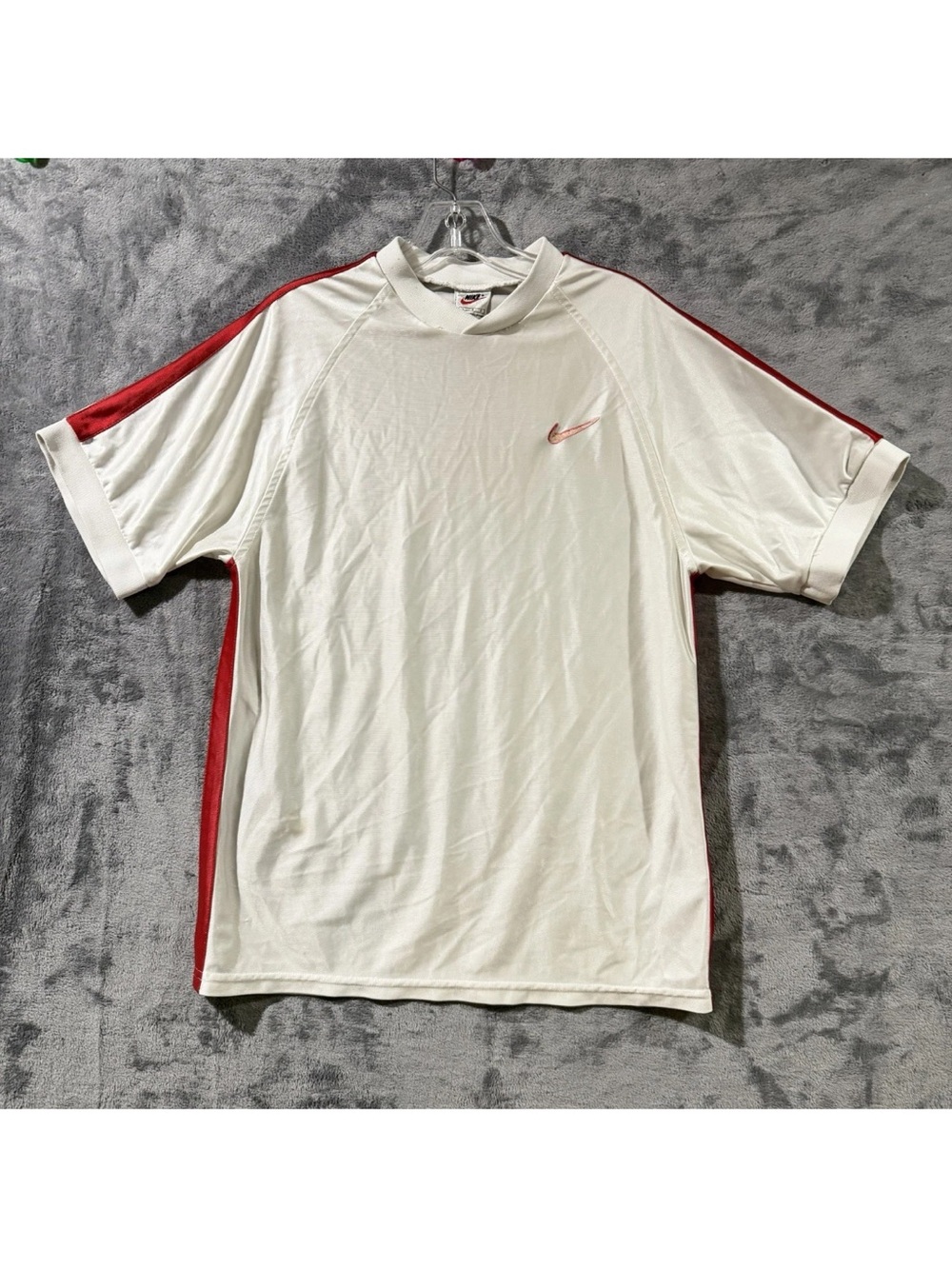 Nike White Tag Vintage 90s Training White Tee T-Shirt Jersey Men’s Size Large